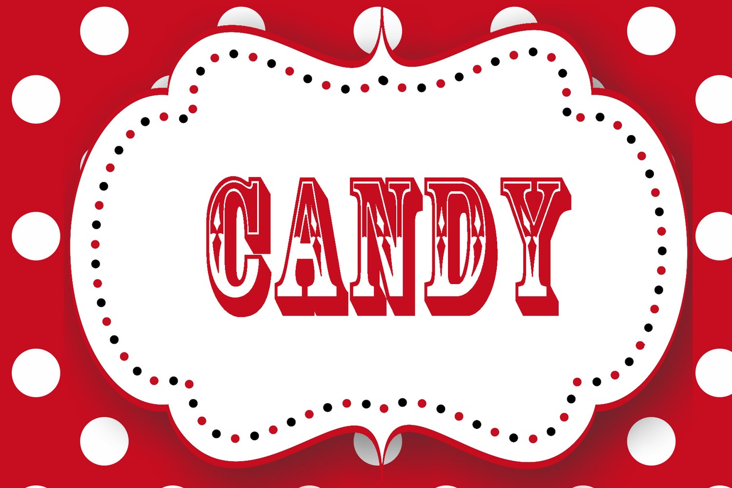 7 Best Images Of Free Printable Candy Station Labels Free Printable