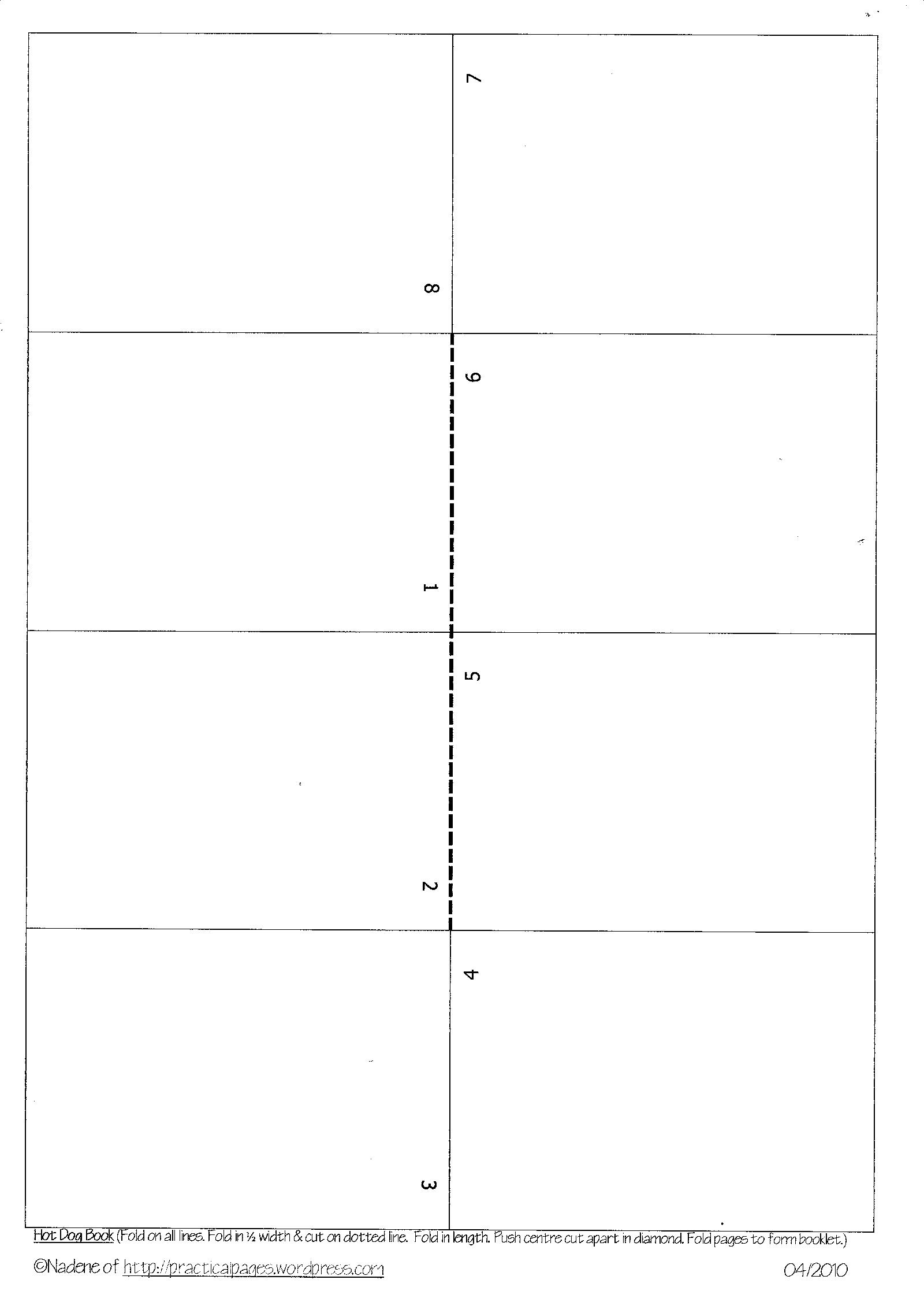 Free Printable Mini Book Template Printable Templates