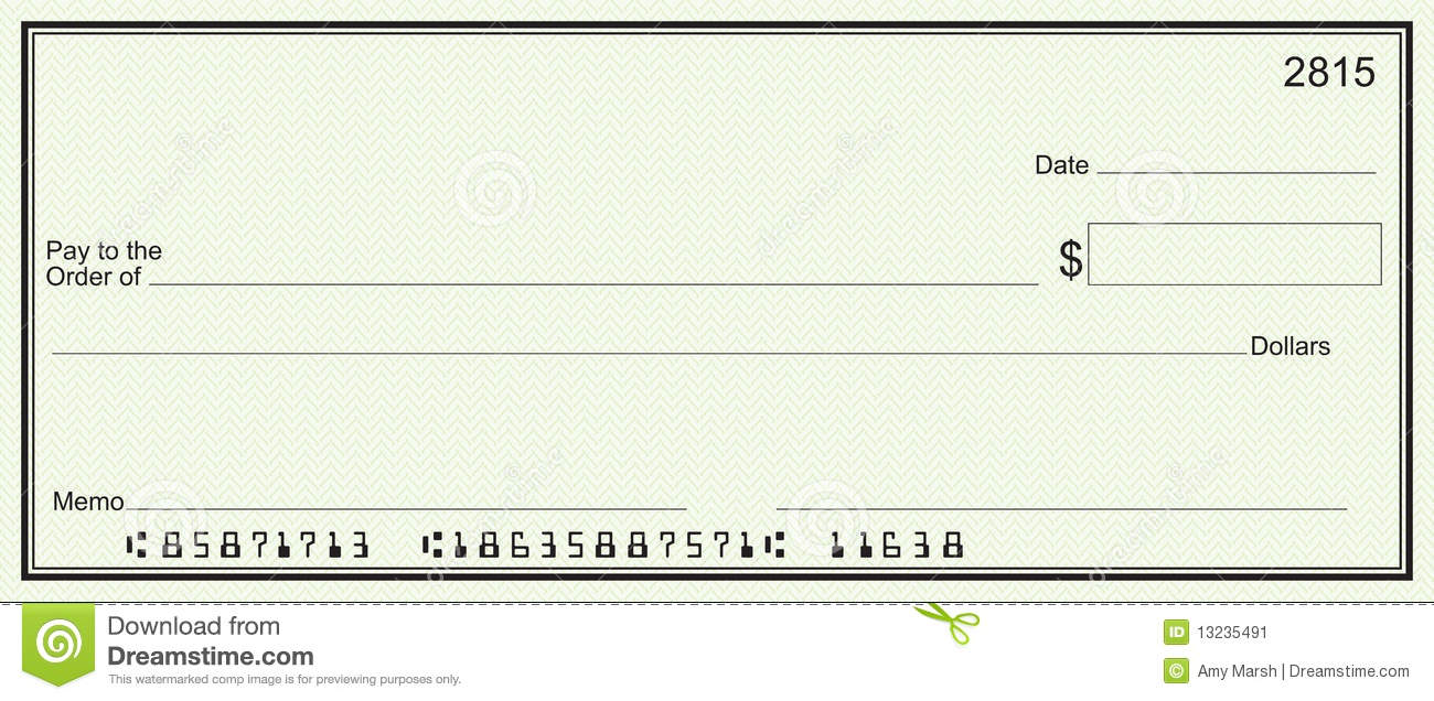 Blank Check Printable Francesco Printable