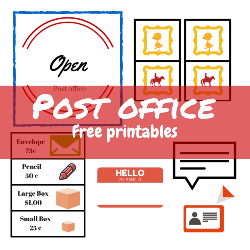 8 Best Images Of Preschool Post Office Stamps Printables Postage 