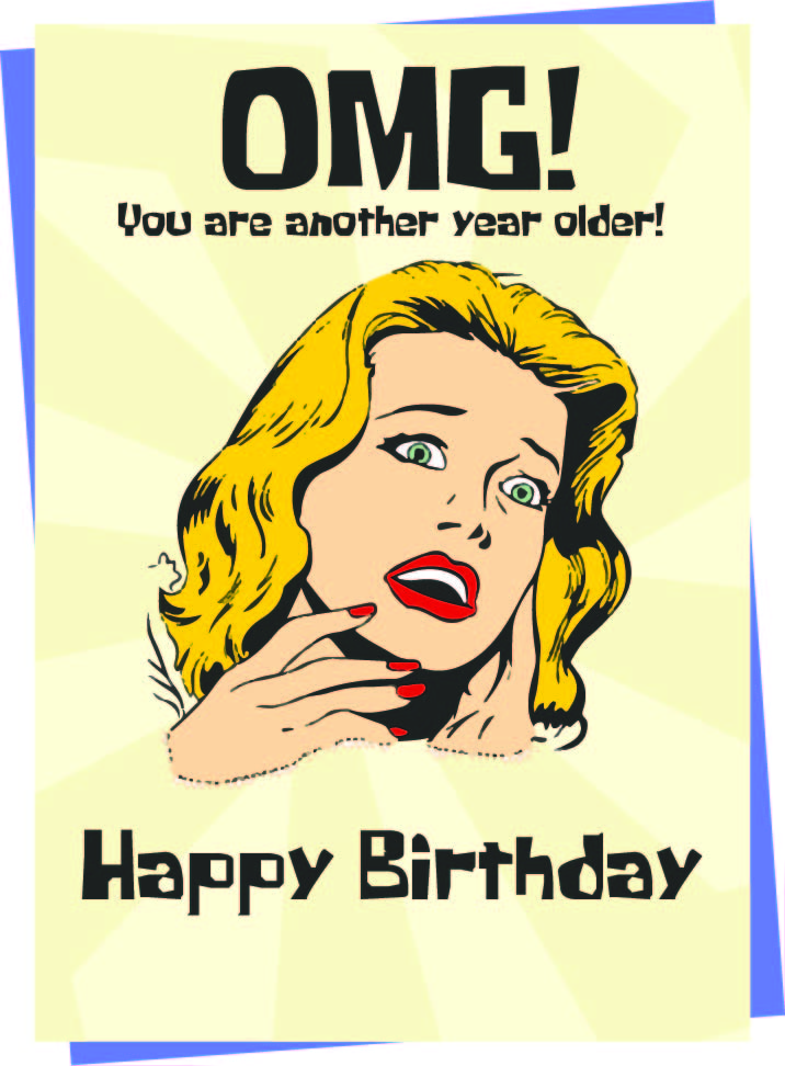Free Funny Watercolor Birthday Cards Printable For Old Man