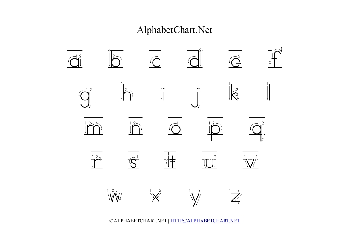 4 Best Images Of Printable Lowercase Alphabet Letters Free Printable 