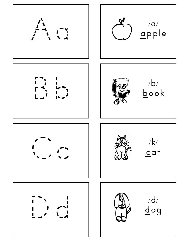 7 Best Images Of Printable Alphabet Cards With Lines Free Printable 