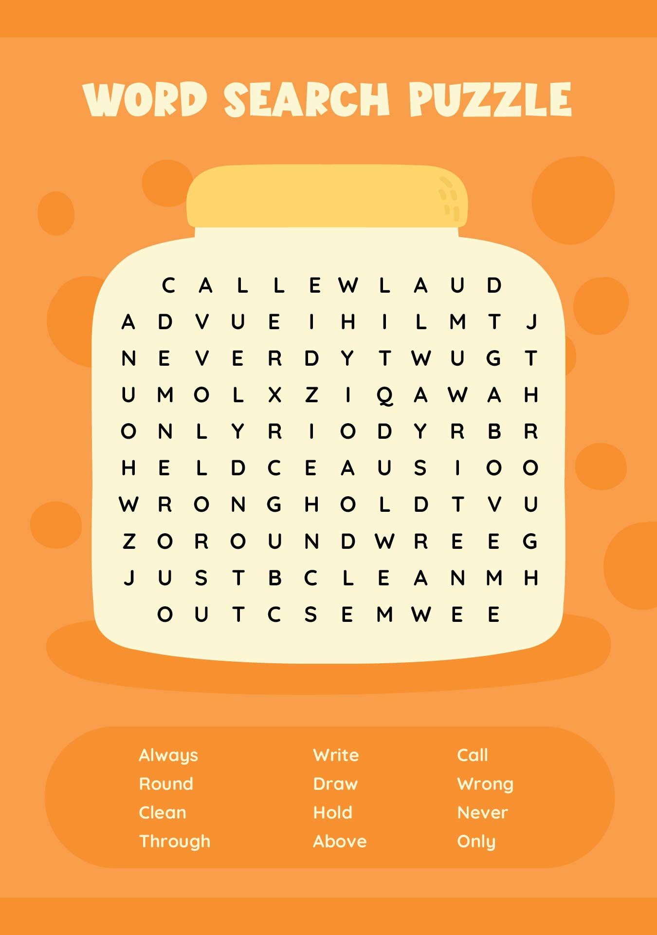 8 Best Images Of Free Printable Word Search Easy Easy Word Search Puzzles Printable