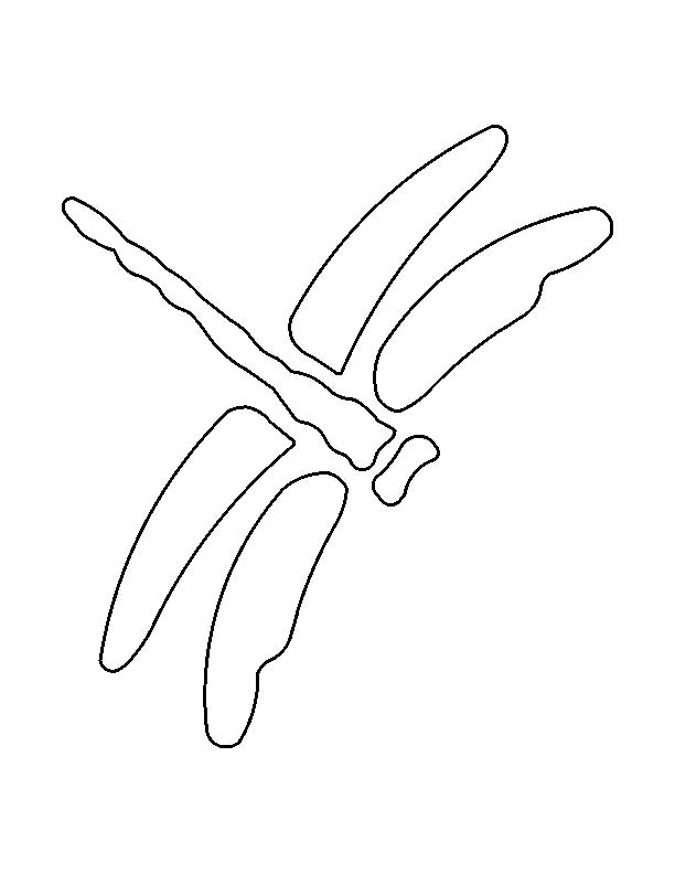 5 Best Images Of Dragonfly Stencils Printable Free Printable
