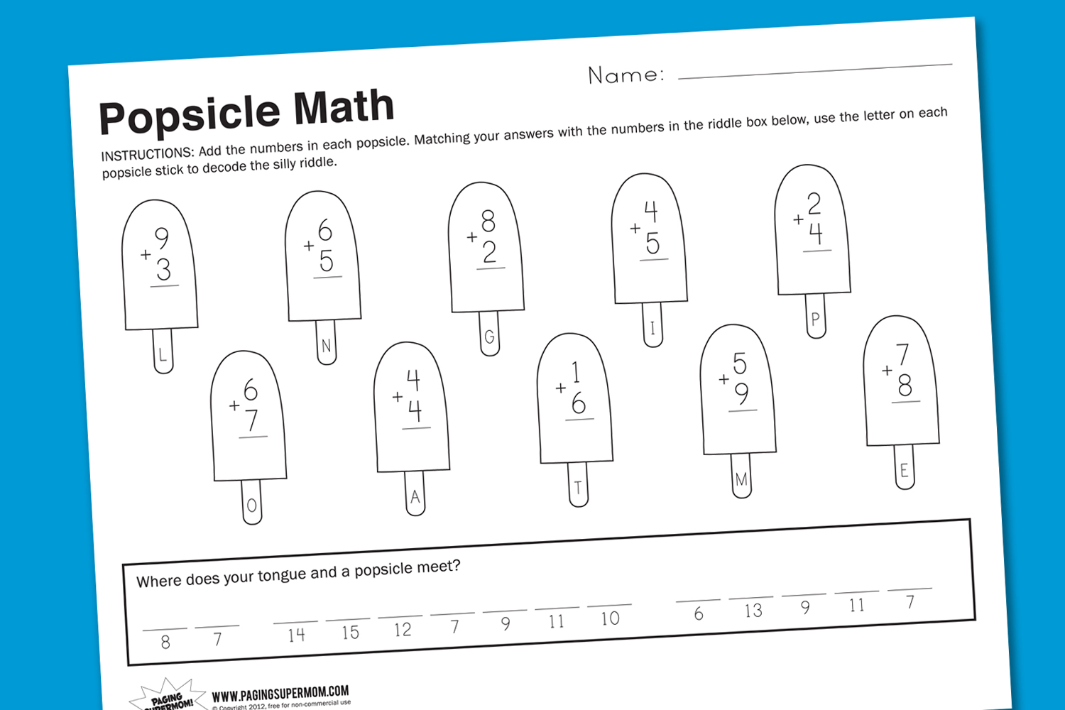 7 Best Images Of Printable School Worksheets For 1st Graders Free Printable First Grade