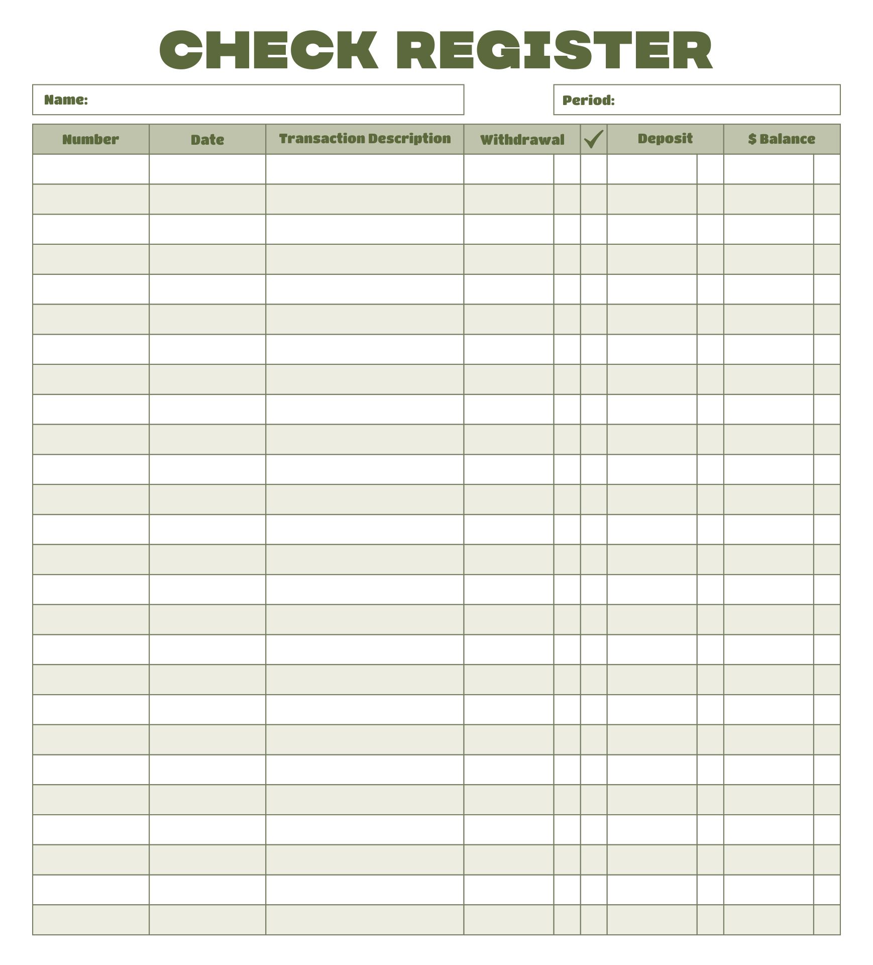 Free Printable Check Register Calendar Ten Free Printable Calendar Vrogue