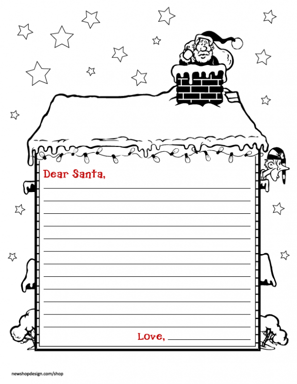 8 Best Images of Printable Santa Letter Paper Free Printable Santa Writing Paper, Free