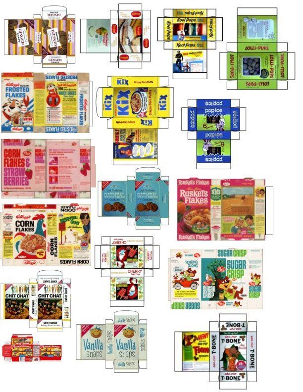 Miniature Printables Food Printable World Holiday