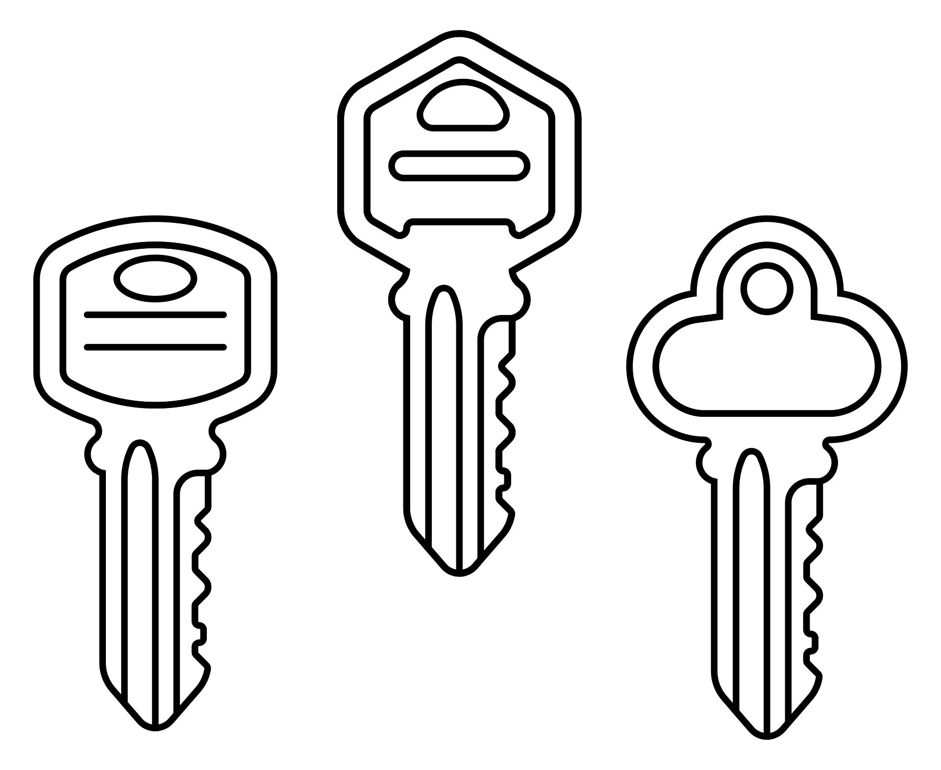 7 Best Images Of Printable Picture Of A Key Key Outline Clip Art Free Printable Key Shape 