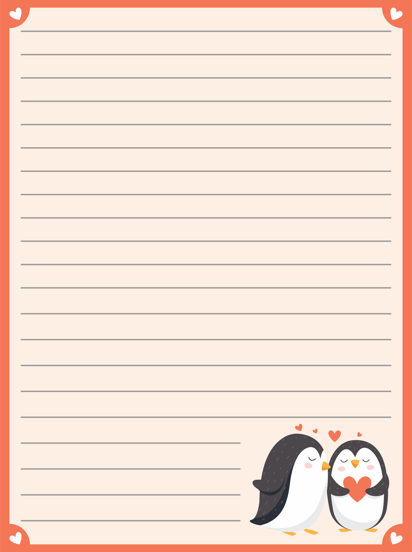 8 Best Images Of Printable Love Letter Stationery Free Printable Stationery Paper With Lines 