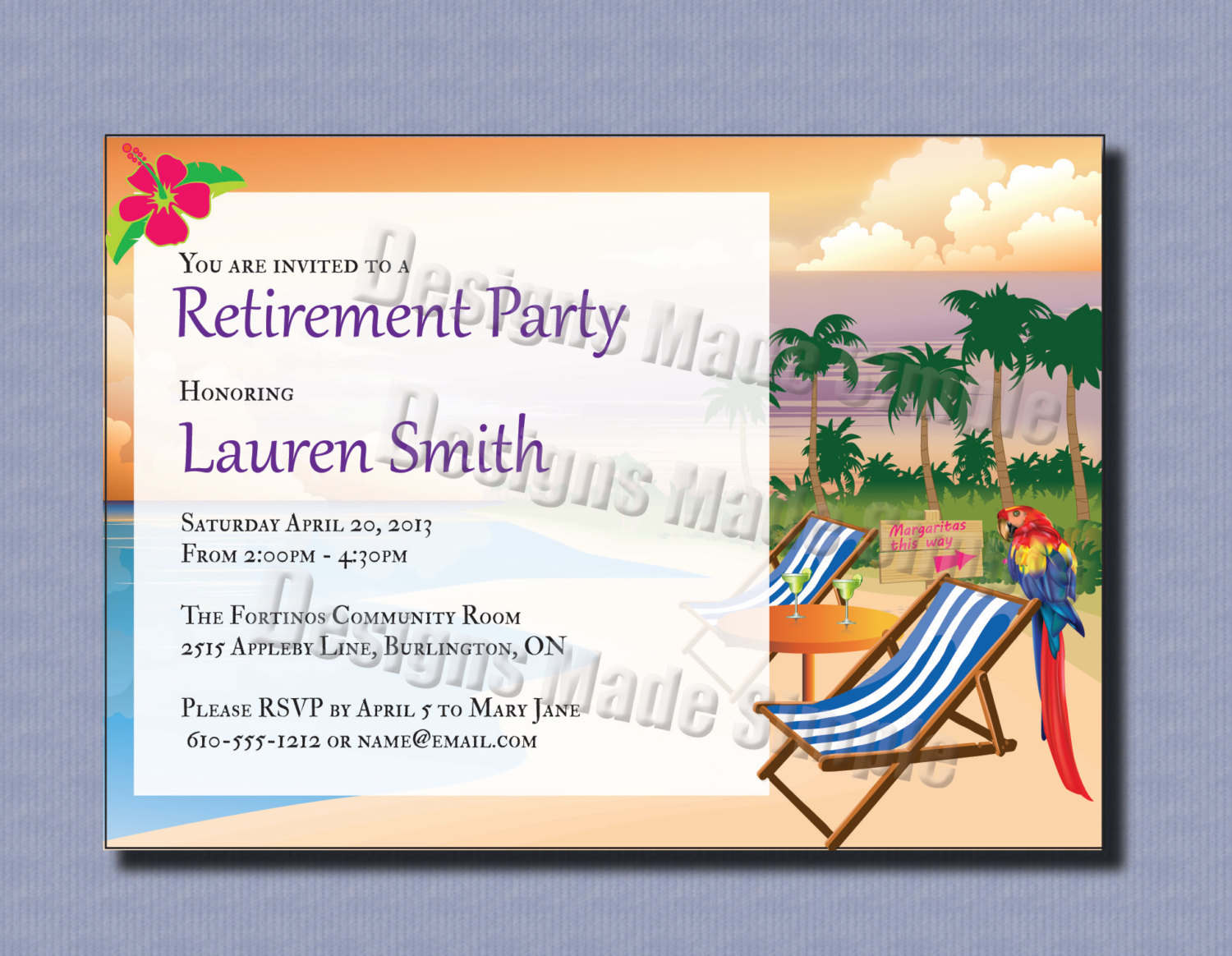 4 Best Images Of Free Printable Retirement Party Invitations Templates 