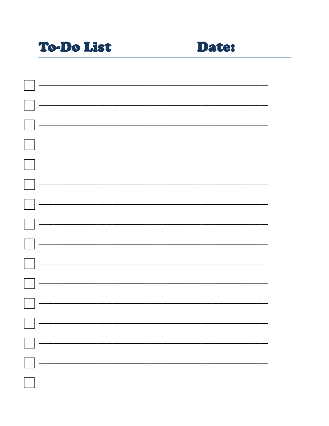 8 Best Images Of Work To Do List Printable Free Printable Do List 