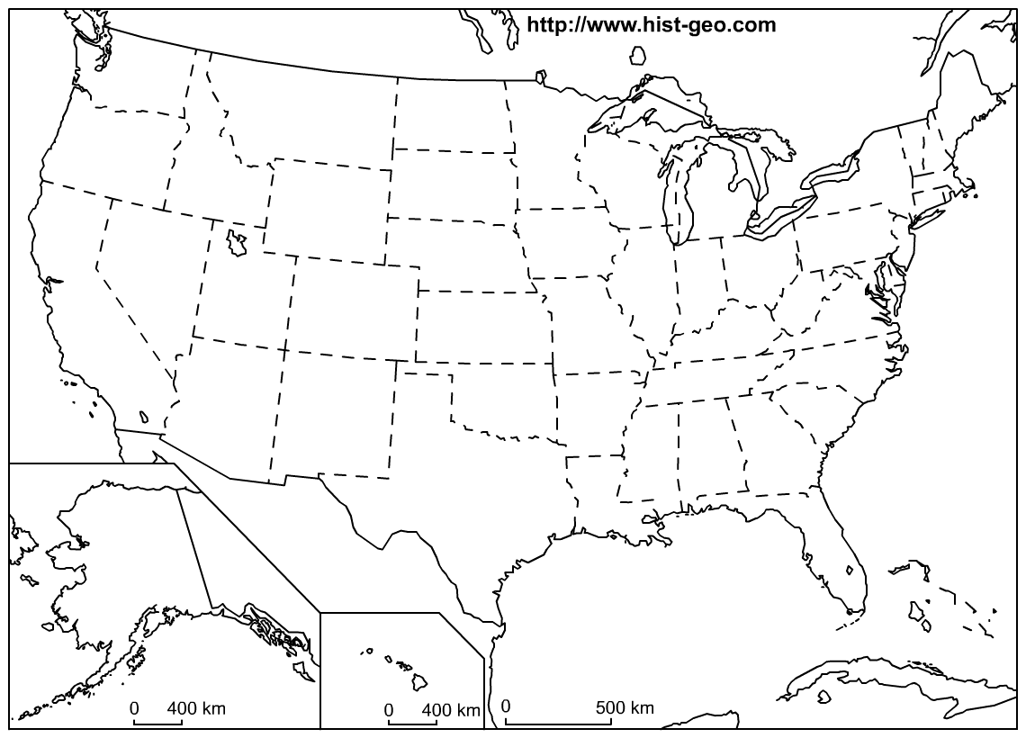 5 Best Images Of Printable Map Of 50 States 50 States Map Blank Fill 