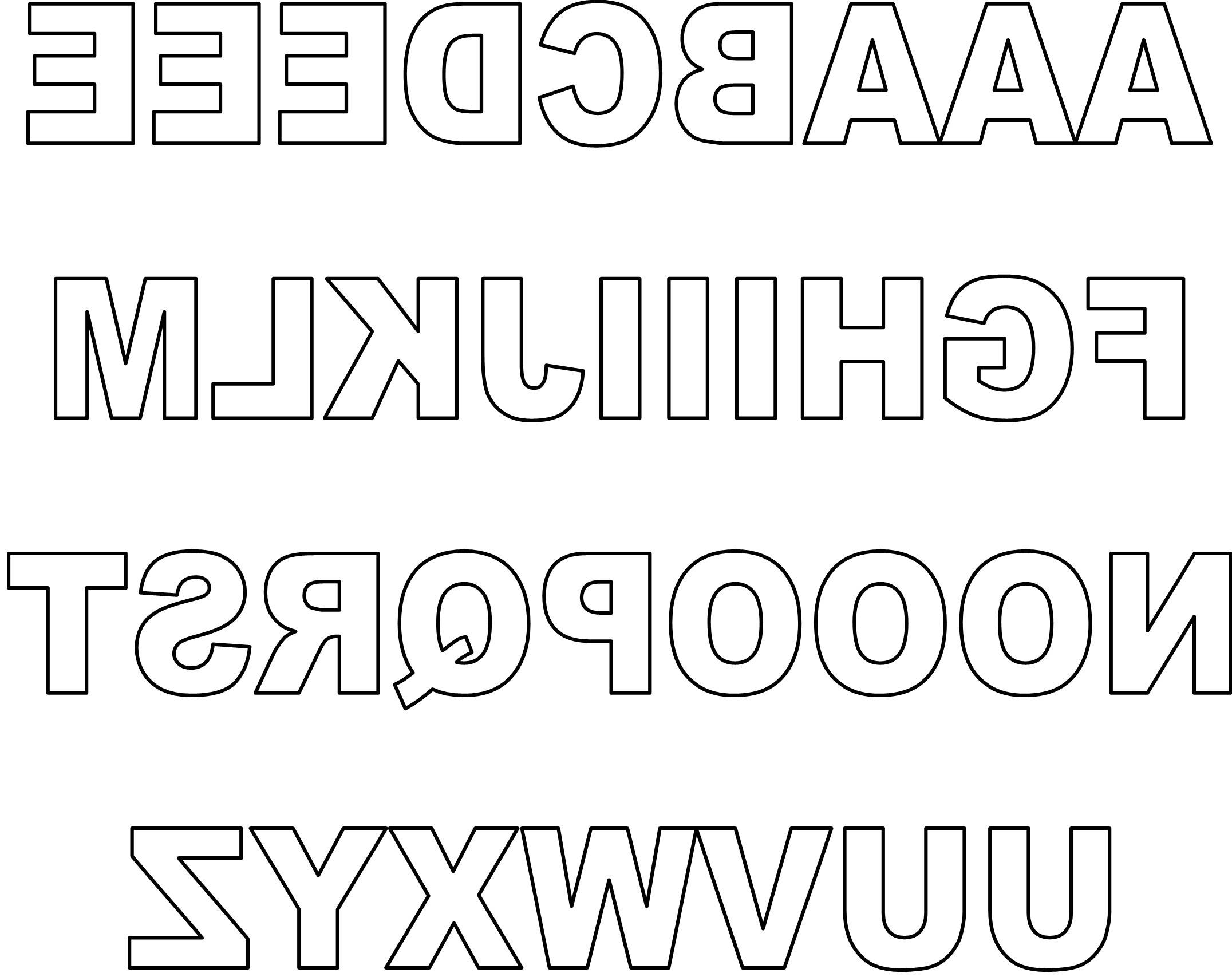 5 Best Images Of Printable Block Letters Alphabet Bubble Bubble 