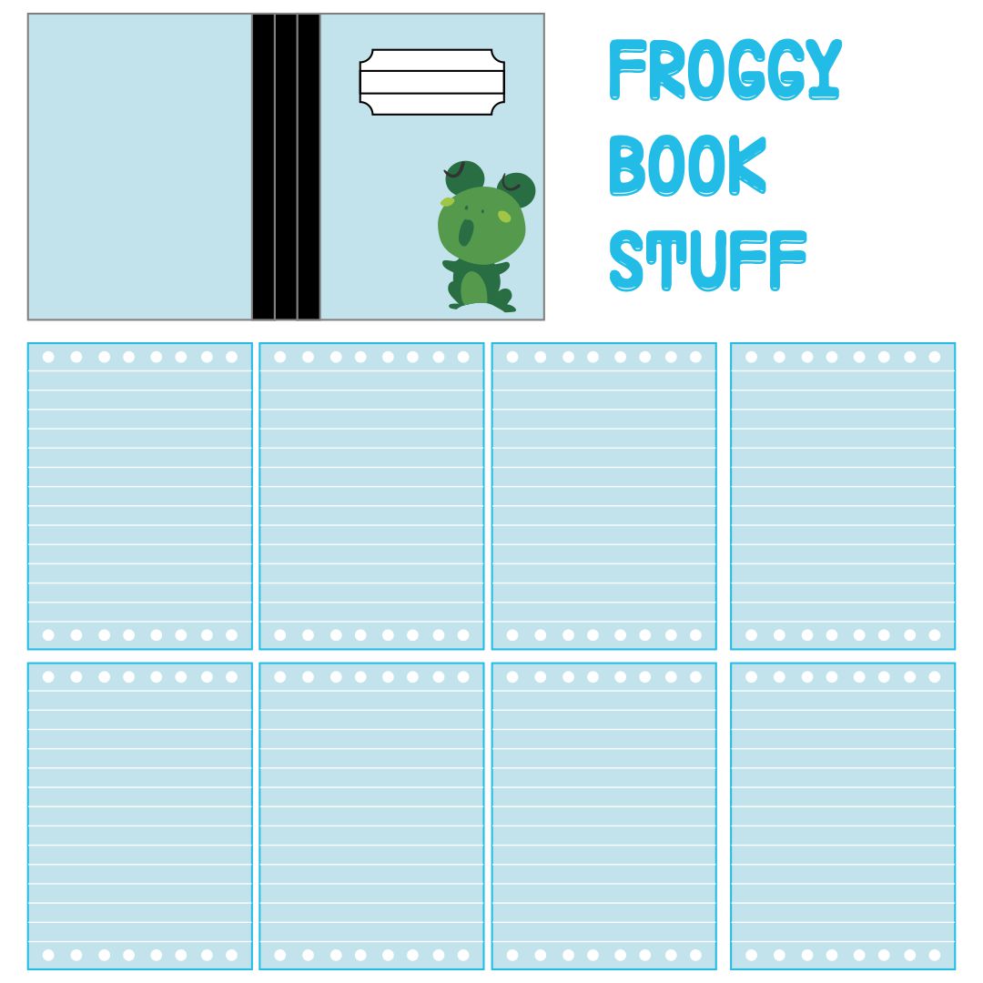 Printable My Froggy Stuff Printable Word Searches