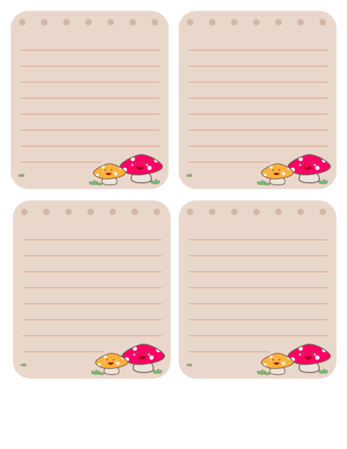 Free Printable Blank Note Card Template