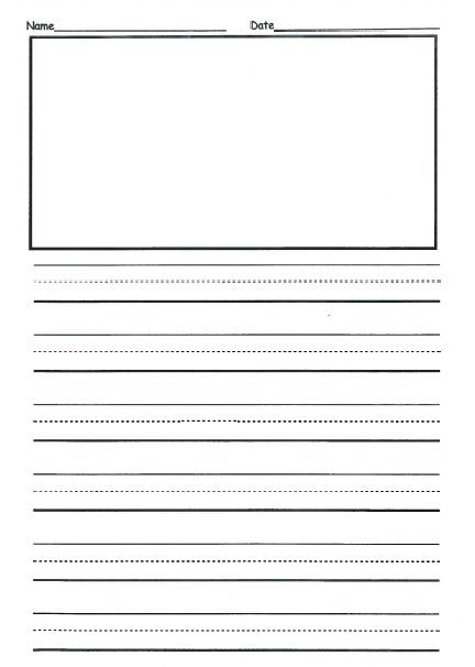 2Nd Grade Writing Paper Writing Paper Template For 2nd Grade Lomer 