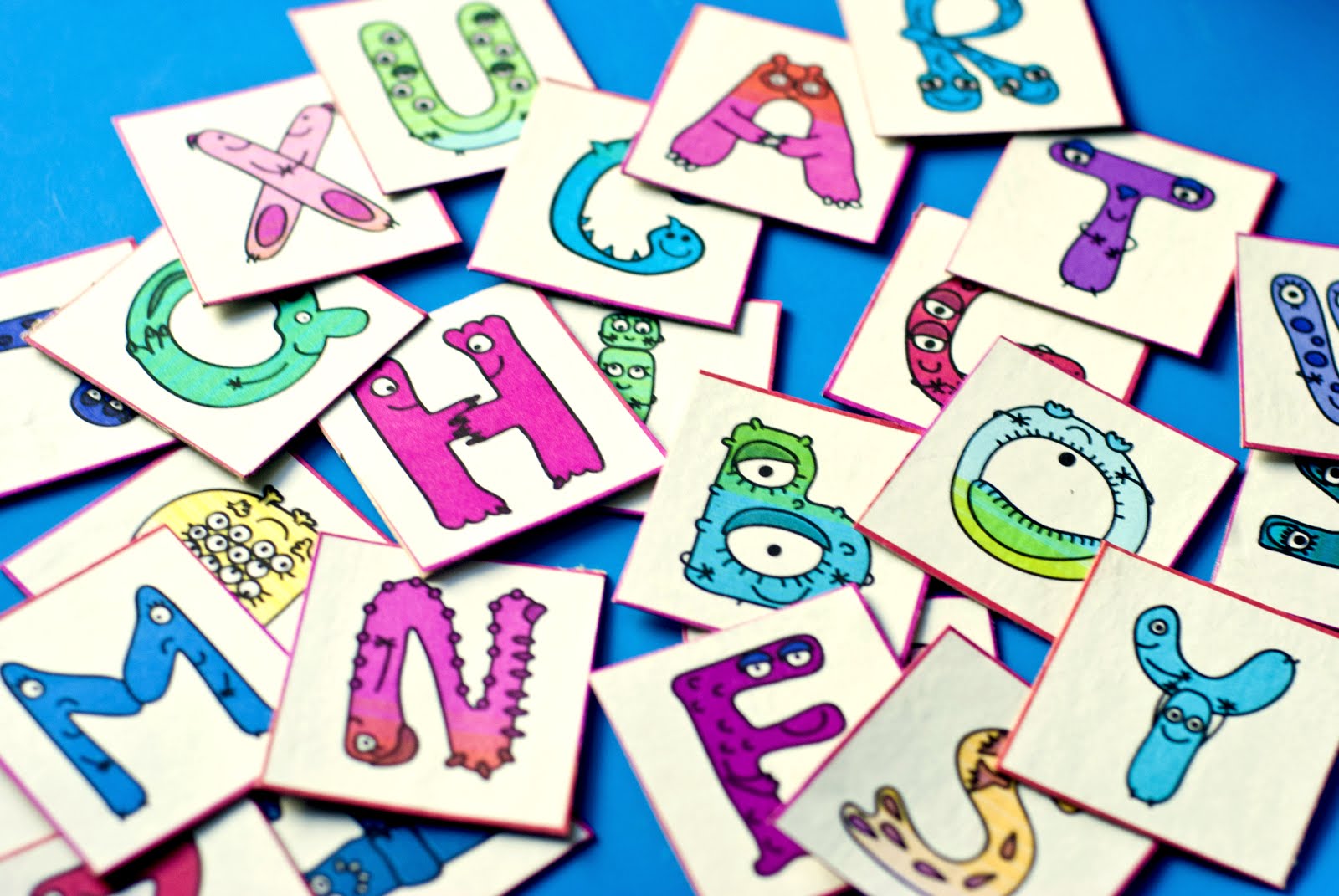 8 Best Images Of Printable Monster Letters Free Printable Monster Alphabet Free Printable