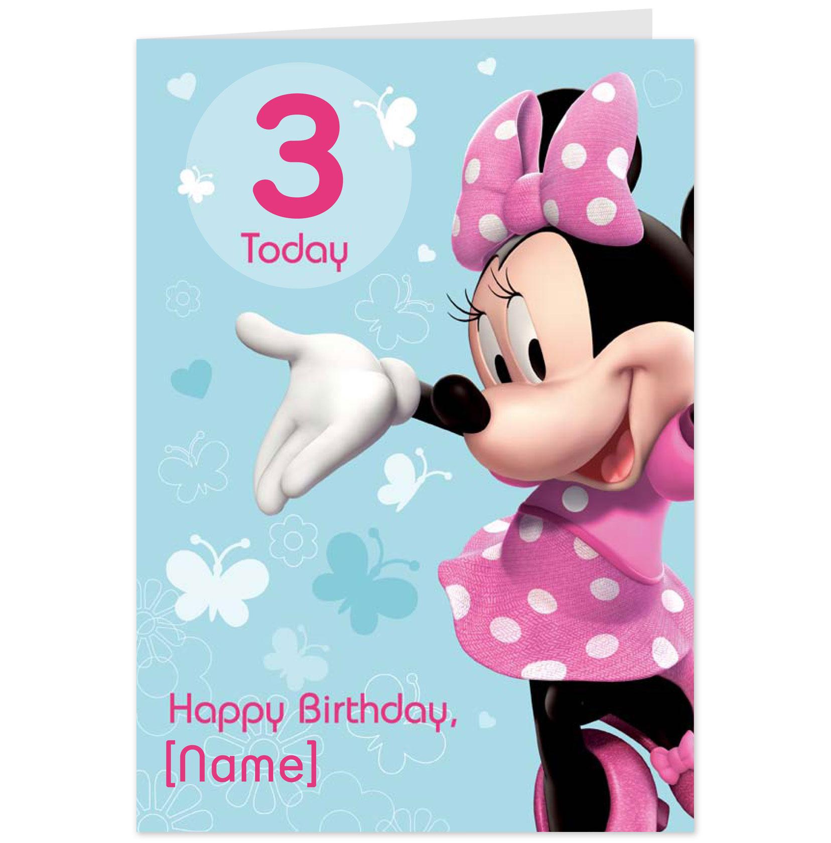 8 Best Images Of Minnie Mouse Printable Birthday Cards Minnie Mouse 