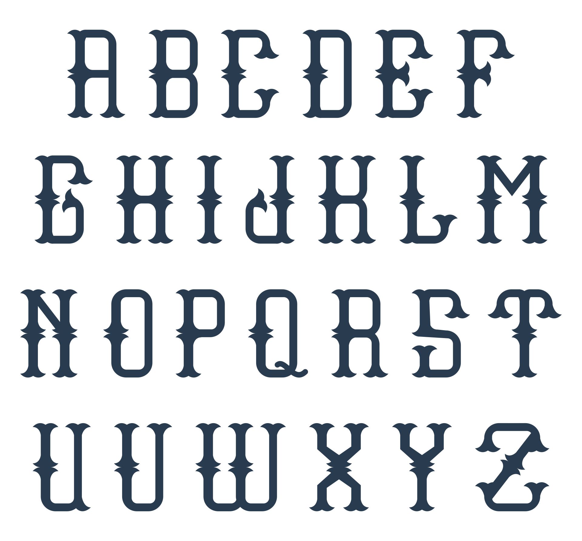 Free Printable Letters In Different Fonts