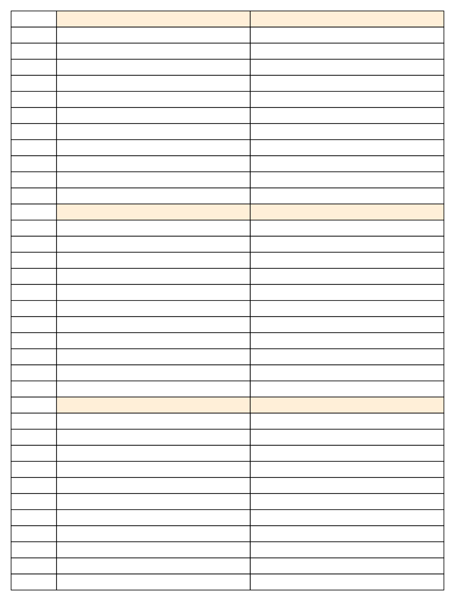 Free Printable Lined Paper With Columns Get What You Need For Free