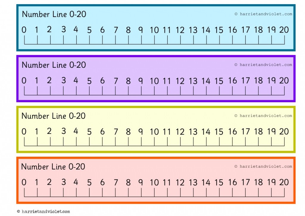 5 Best Images Of Printable Primary Number Line 1 20 Number Line 1 20 