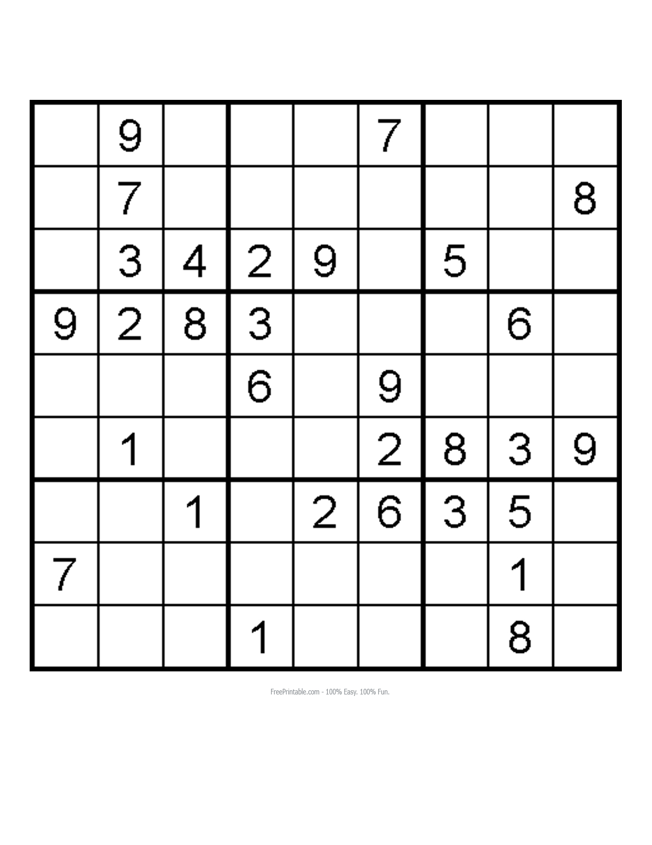 4 Best Images Of Free Medium Printable Sudoku Sudoku Medium Level 