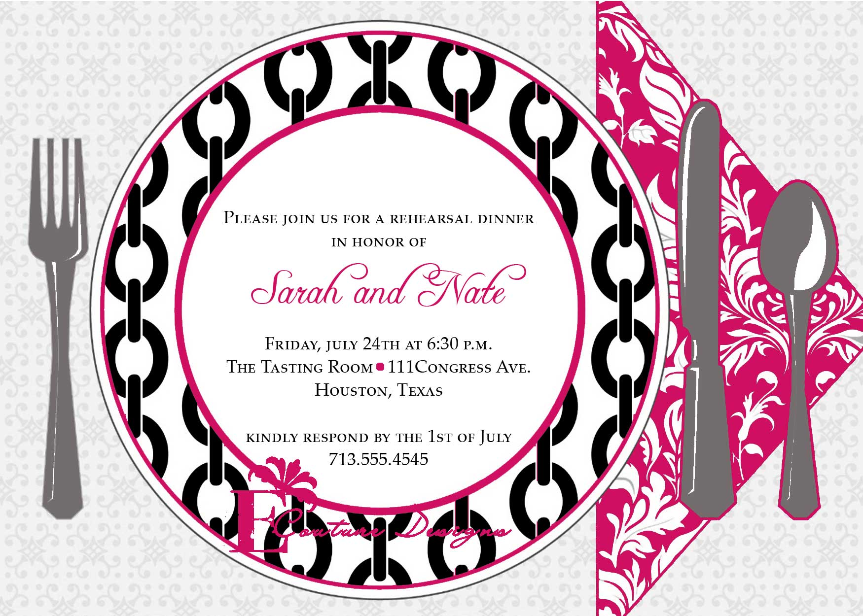 Free Printable Dinner Party Invitations Template Printable Templates Free