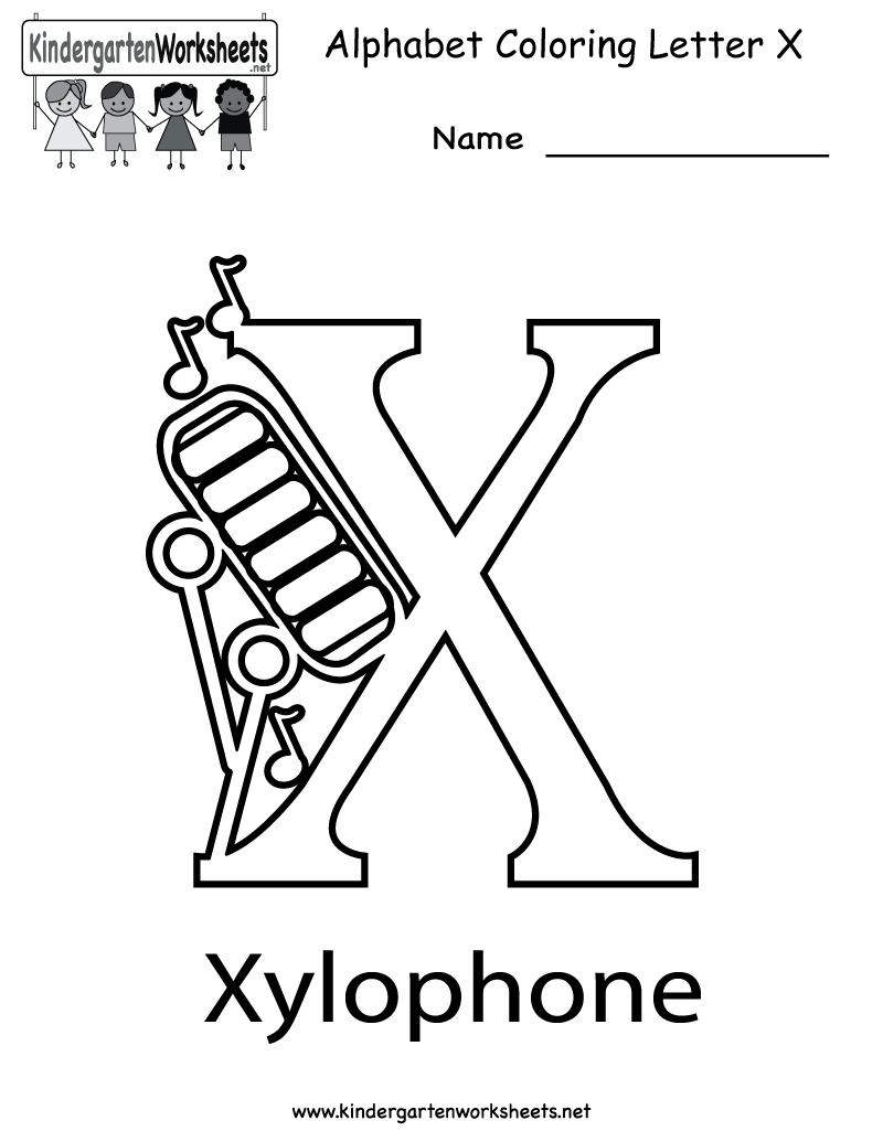 6 Best Images Of Printable Letter X Activities Free Printable Preschool Letter X Worksheets 