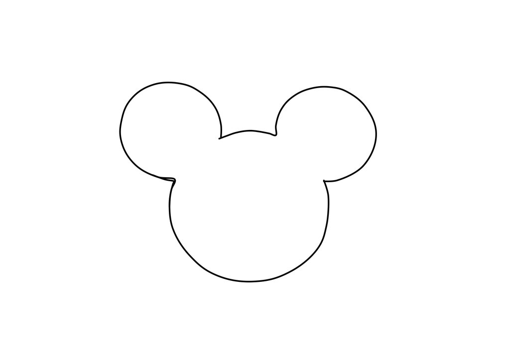 6 Best Images Of Mickey Mouse Template Printable Free Mickey Mouse 