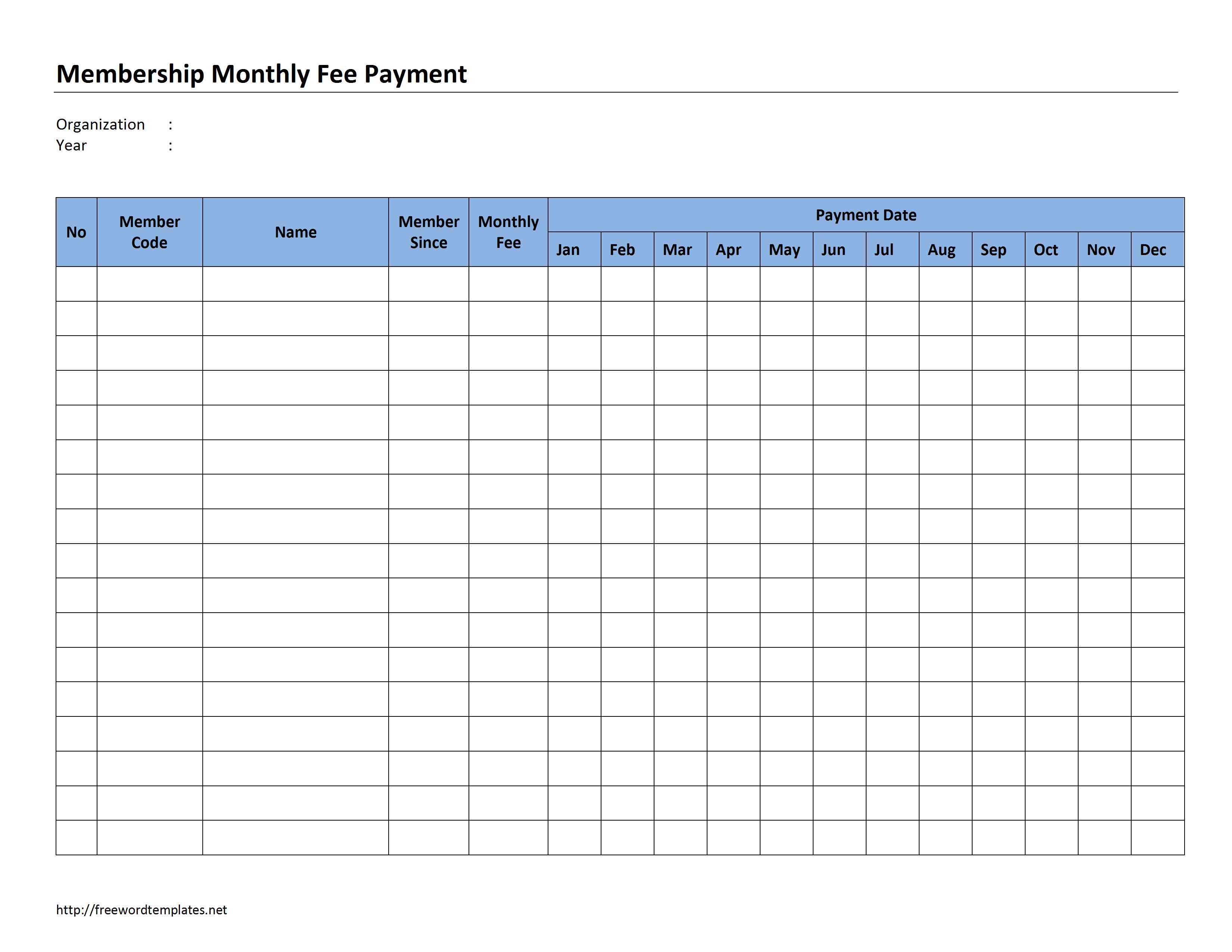 7 Best Images Of Free Printable Payment Record Free Payment Record