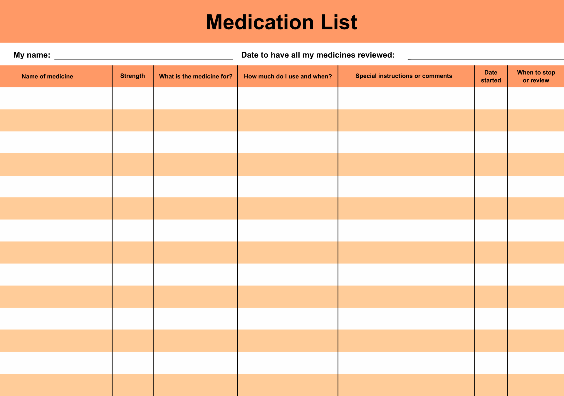 download-blank-medication-administration-record-template-gantt-chart-excel-template