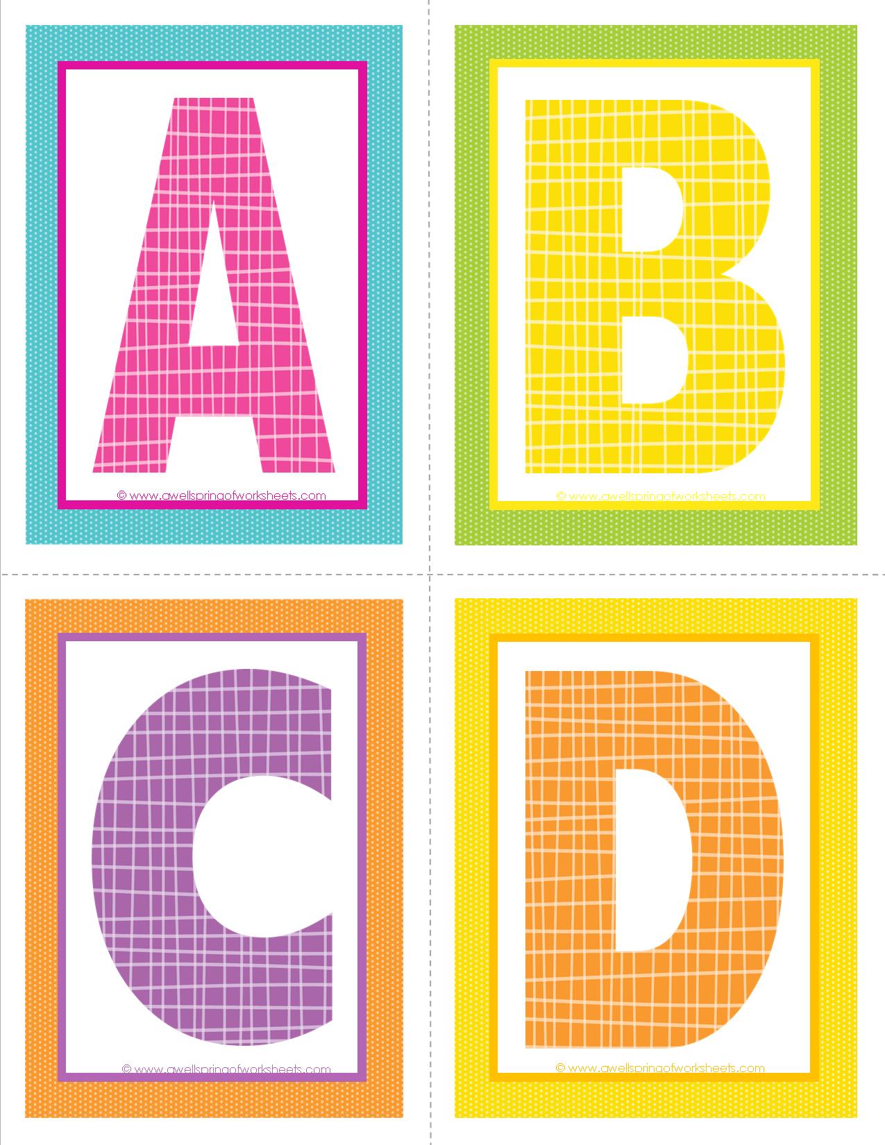 Free Printable Large Abc Letters