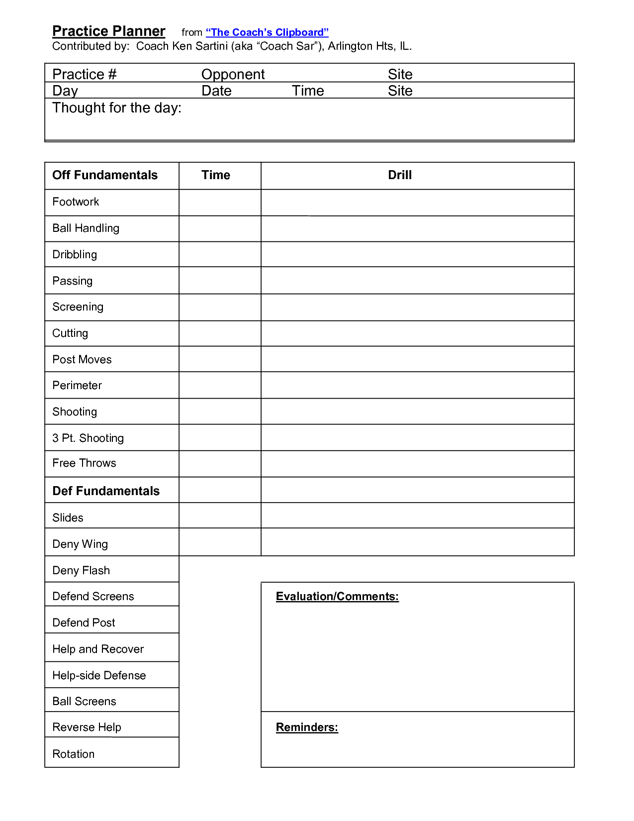 7 Best Images Of Printable Basketball Practice Sheets Basketball 