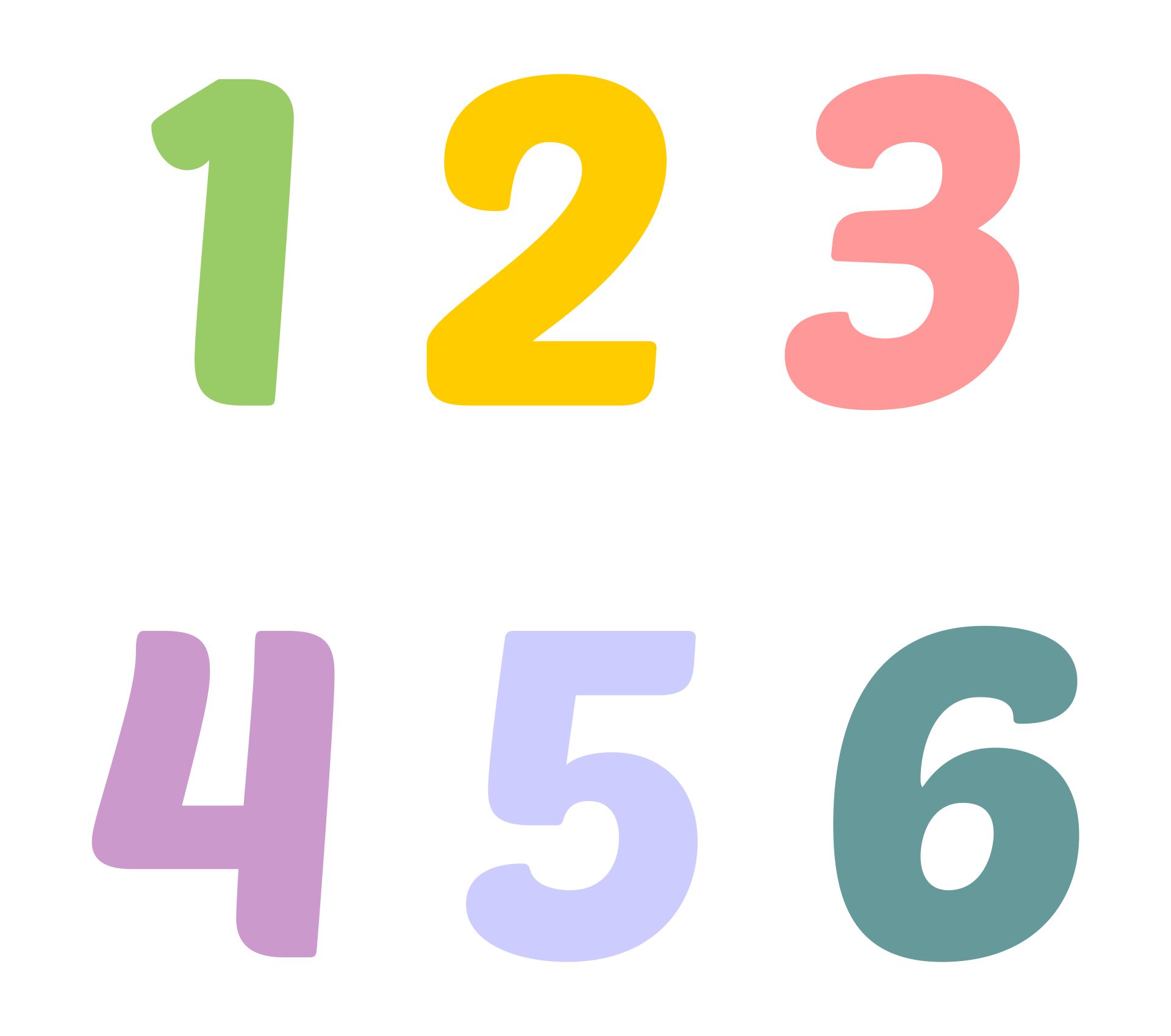 7 Best Images Of Large Printable Number 6 Large Printable Numbers 1 6 