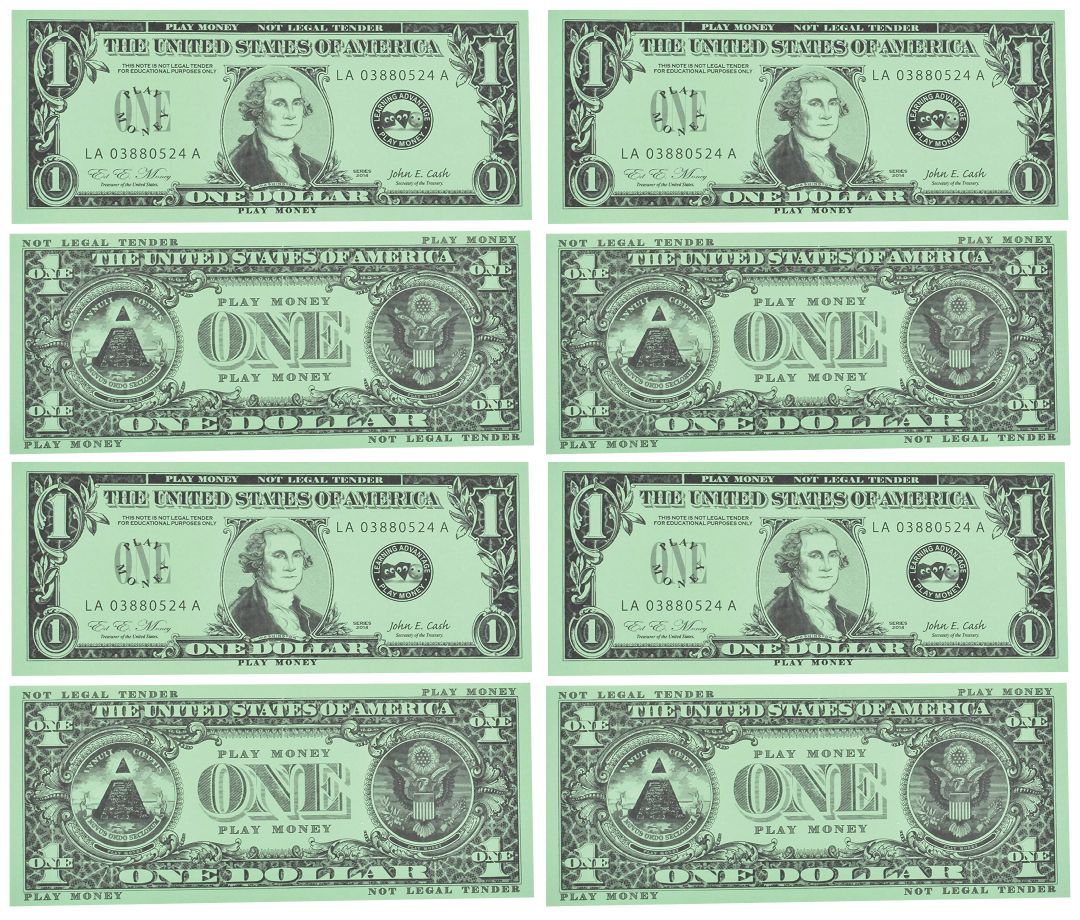 Fake Printable Play Money