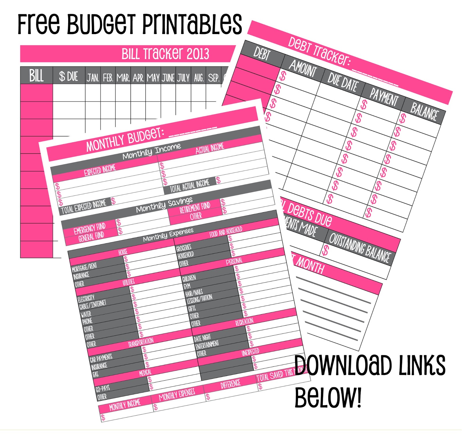 7 Best Images Of Free Printable Weekly Budget Sheets Free Printable 