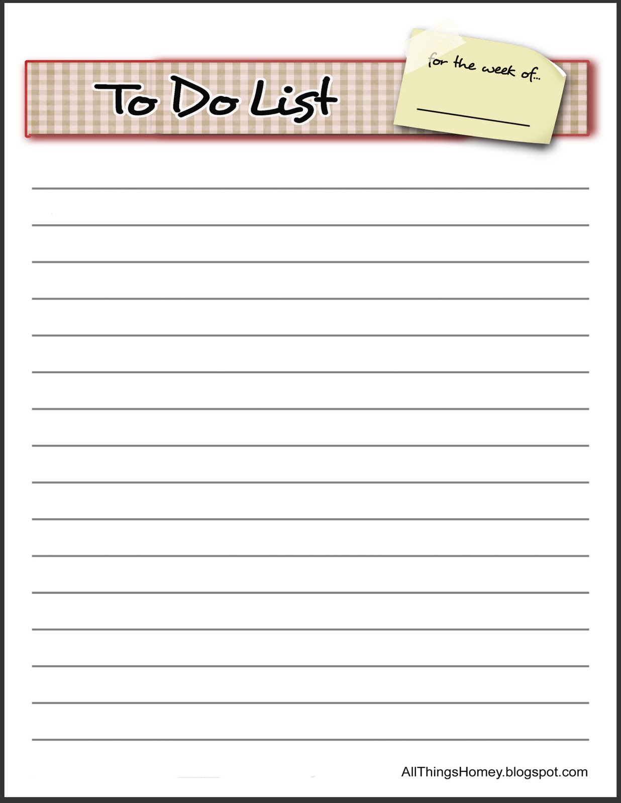 5 Best Images Of Things To Do List Template Printable Free Things To 