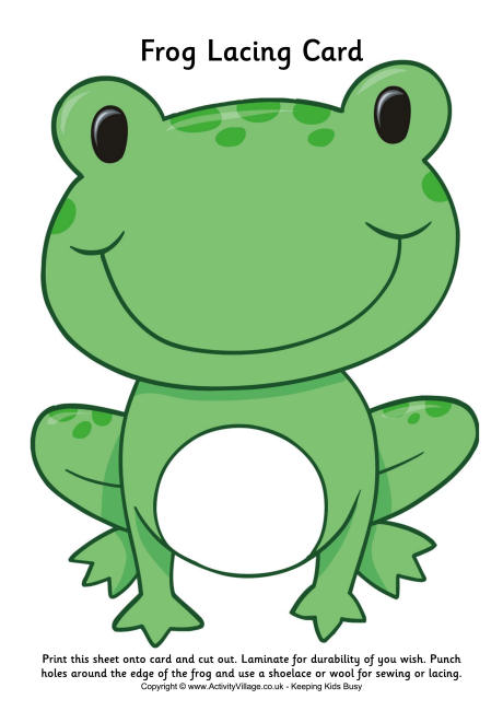 8 Best Images Of Free Printable Frog Templates Simple Frog Template 