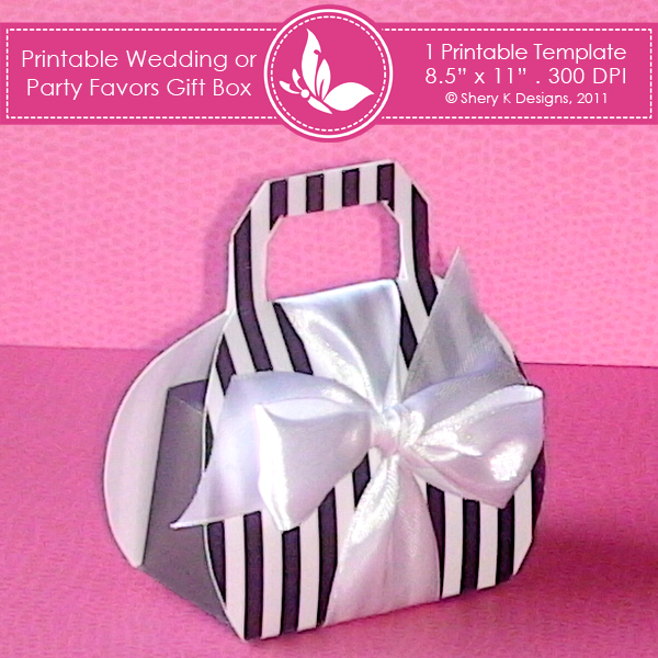 9 Best Images Of Free Printable Wedding Favor Boxes Templates Free 