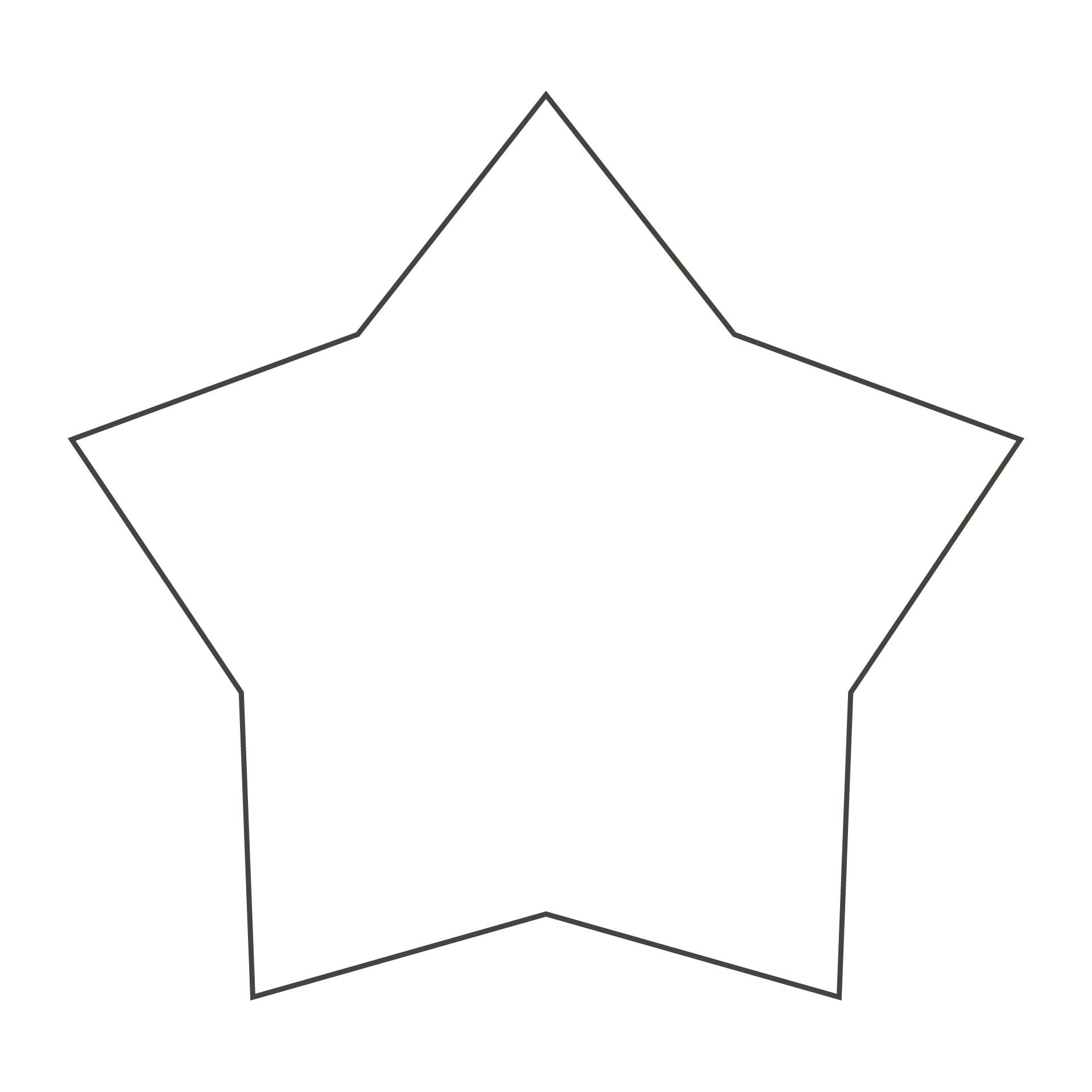 Printable 12 Inch Star Template Printable Templates