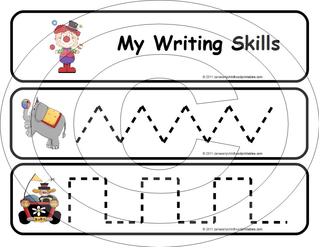 7 Best Images Of Early Childhood Worksheets Printables Pre Writing 