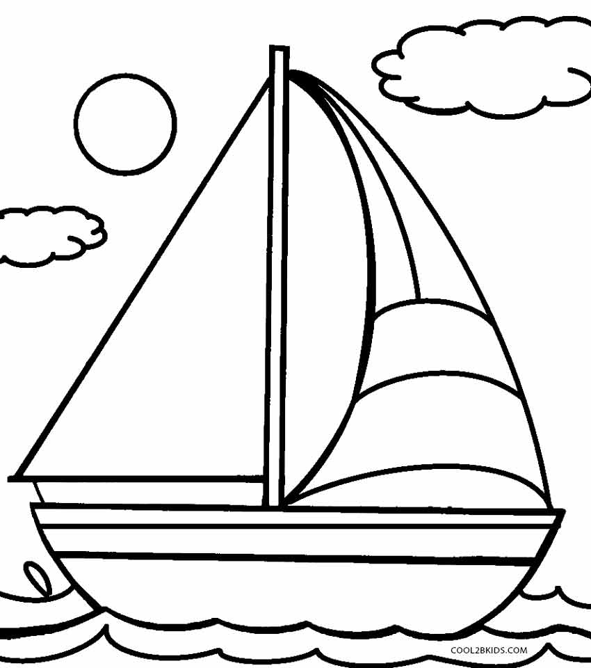 Boat Template Printable