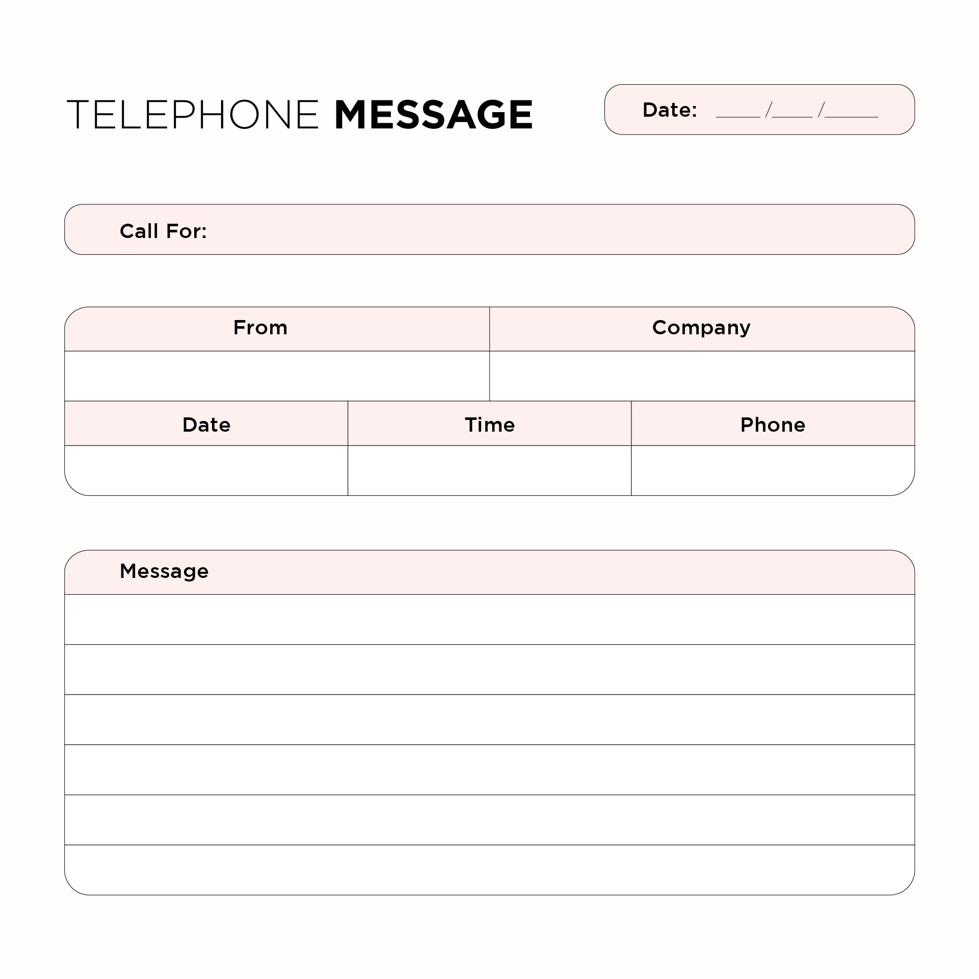 9 Best Images Of Medical Phone Message Notes Printable Printable Telephone Message Template 