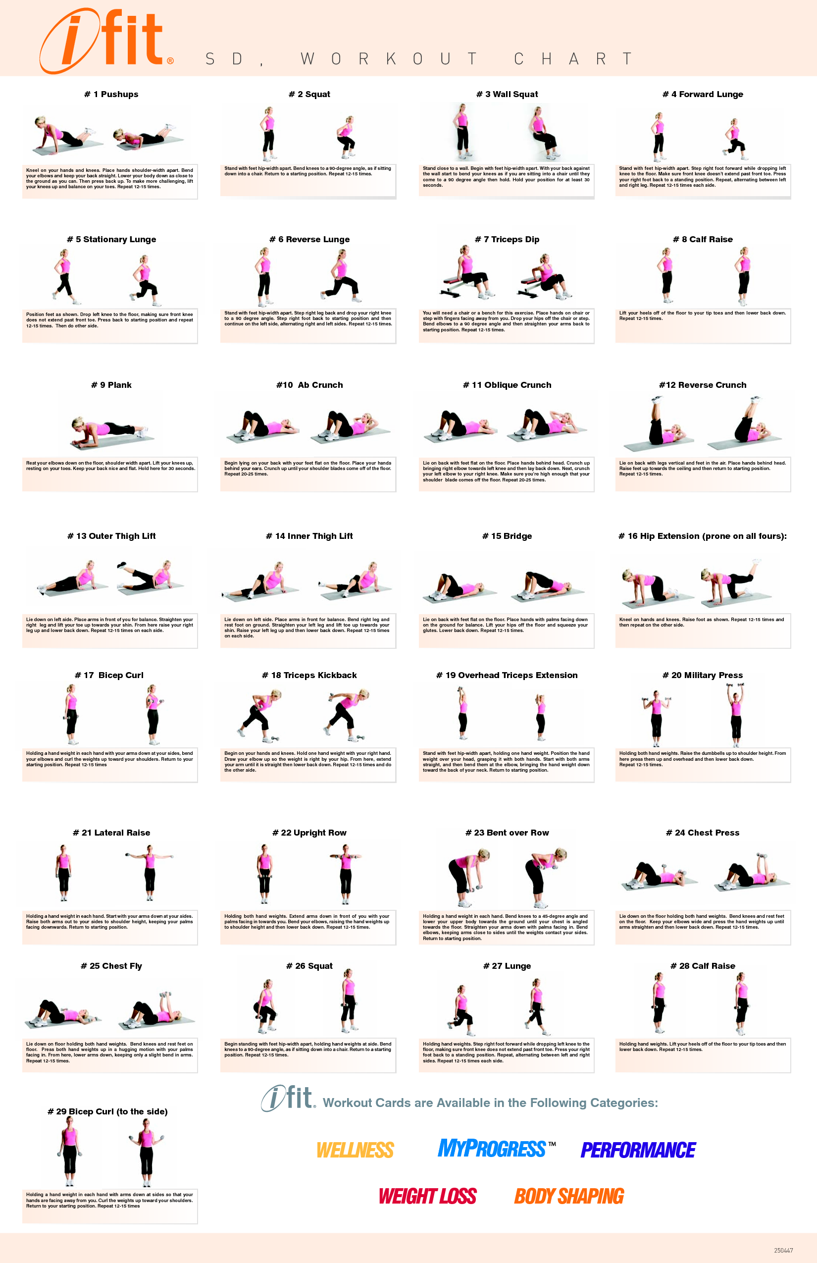 10 Best Images Of Free Printable Workout Charts Exercises Free Printable Ball Exercise Chart