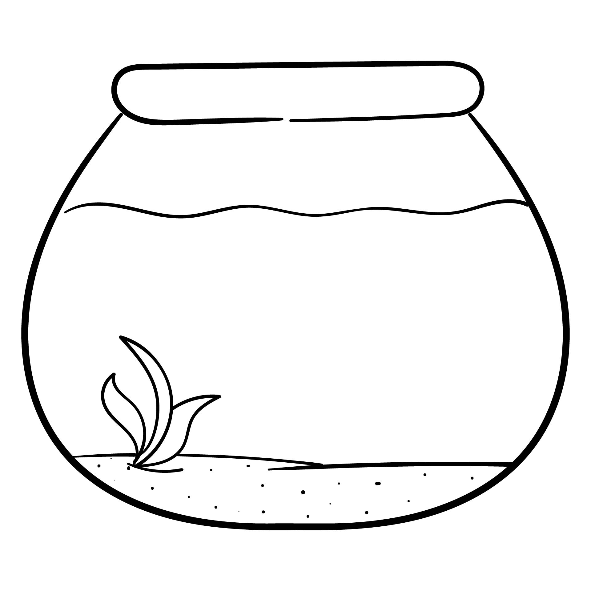 6 Best Images Of Fish Bowl Template Printable Fish Bowl Template Empty Fish Bowl Coloring