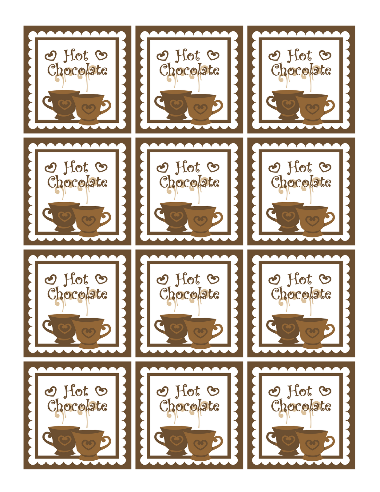 7 Best Images Of Christmas Label Cocoa Bar Printables Free Printable 