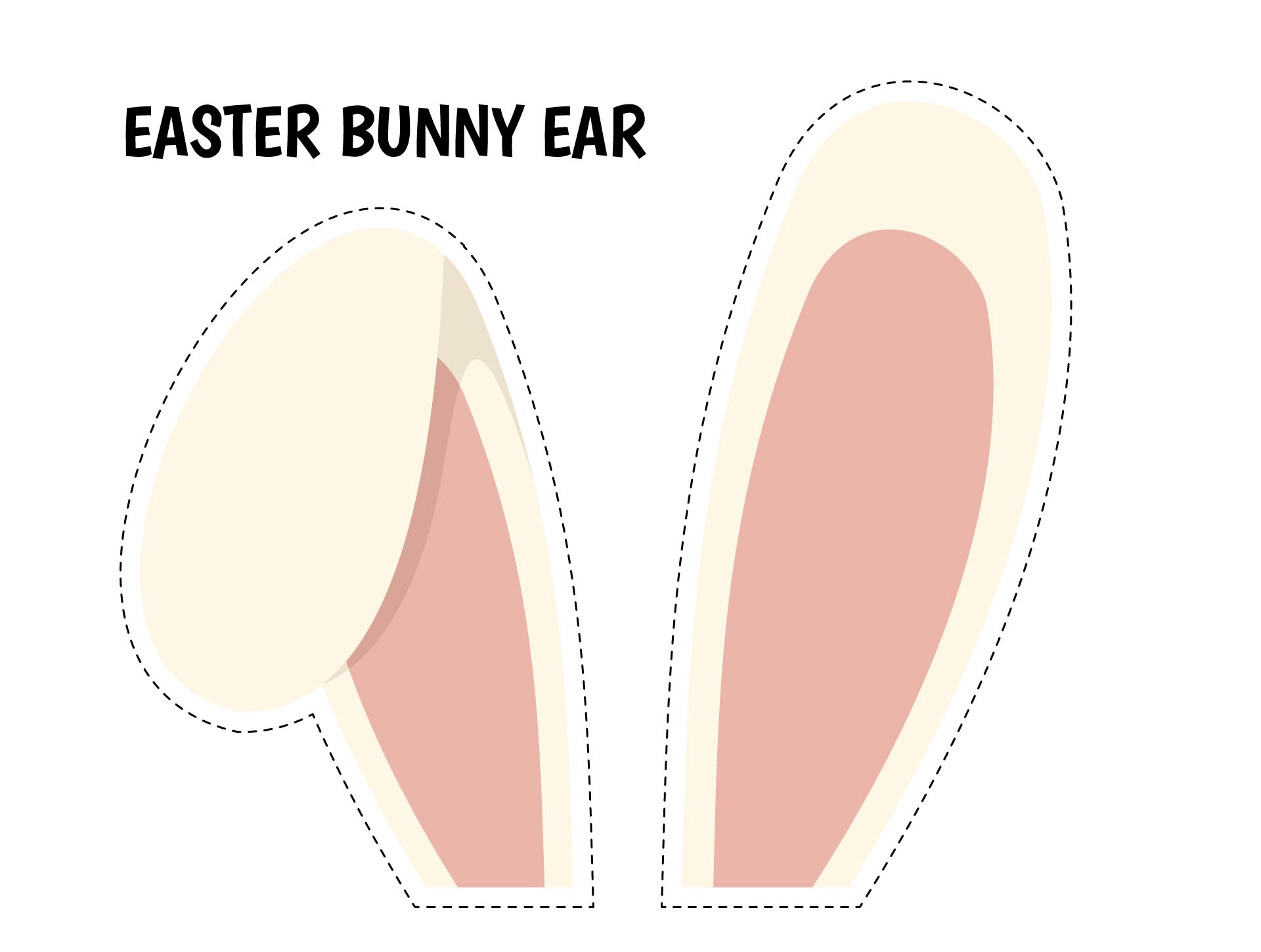 Bunny Ear Pattern Printable 11 free Bunny sewing patterns DIY 100