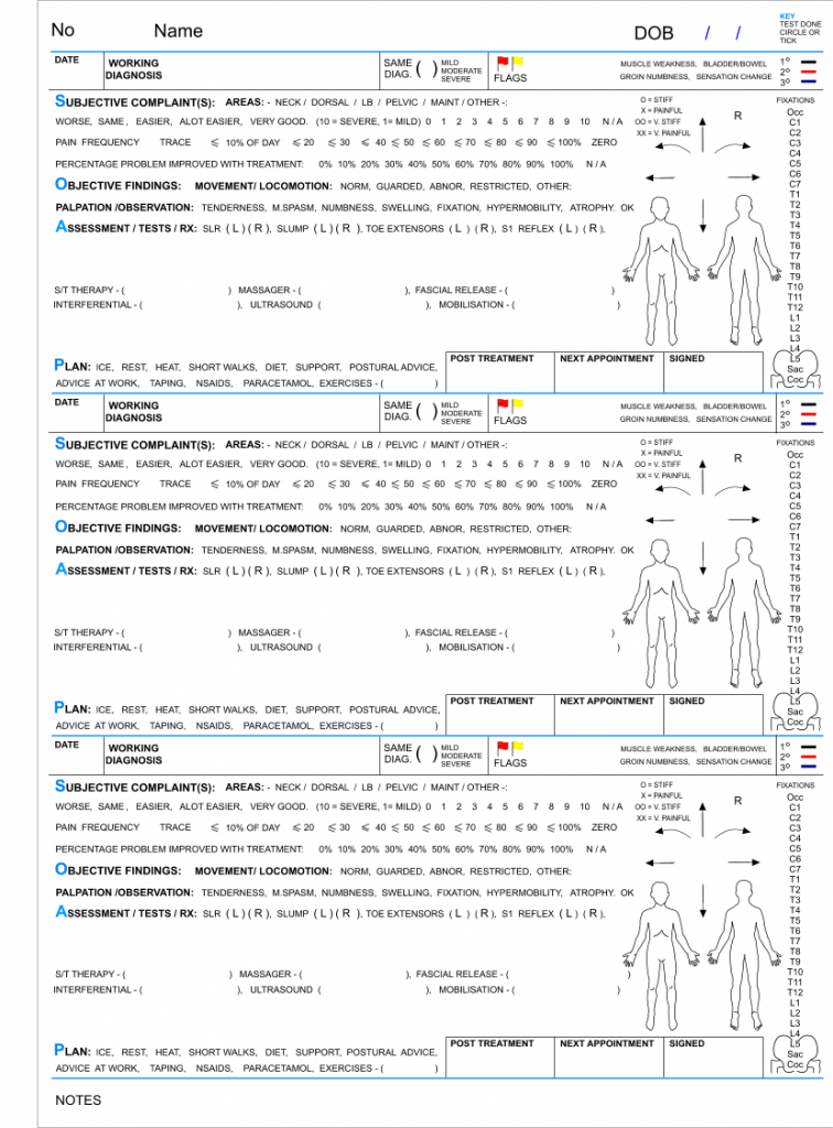 5 Best Images Of Printable Chiropractic Forms Soap Note Soap Notes